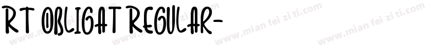 RT Obligat Regular字体转换